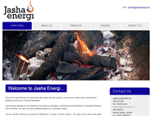 Tablet Screenshot of jashaenergi.com